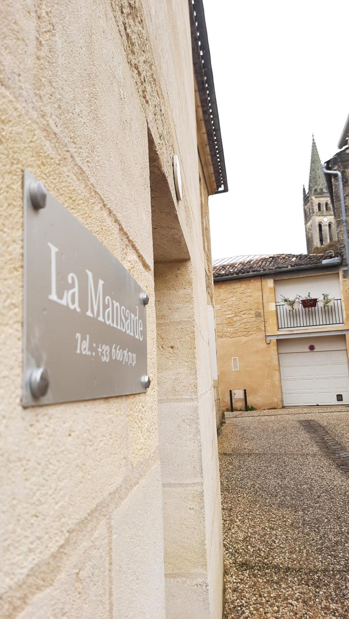 La Mansarde Appartement Saint-Émilion Buitenkant foto